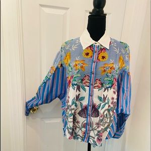 Worn one time, ladies lightweight summer blouse.